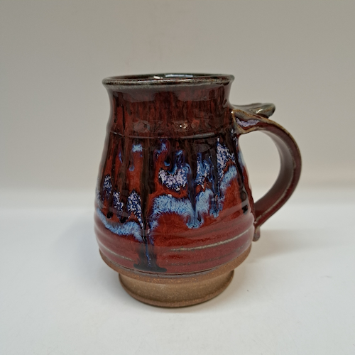 #250717 Mug Red/Blue $19 at Hunter Wolff Gallery
